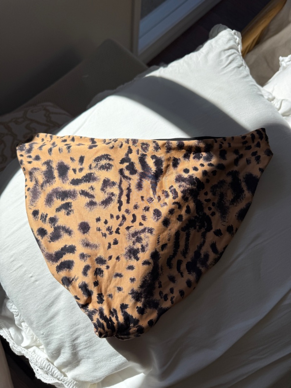 Beach Riot Chelsea Bottom Peach Leopard - Picture 4 of 7